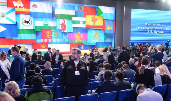 News conference of Vladimir Putin