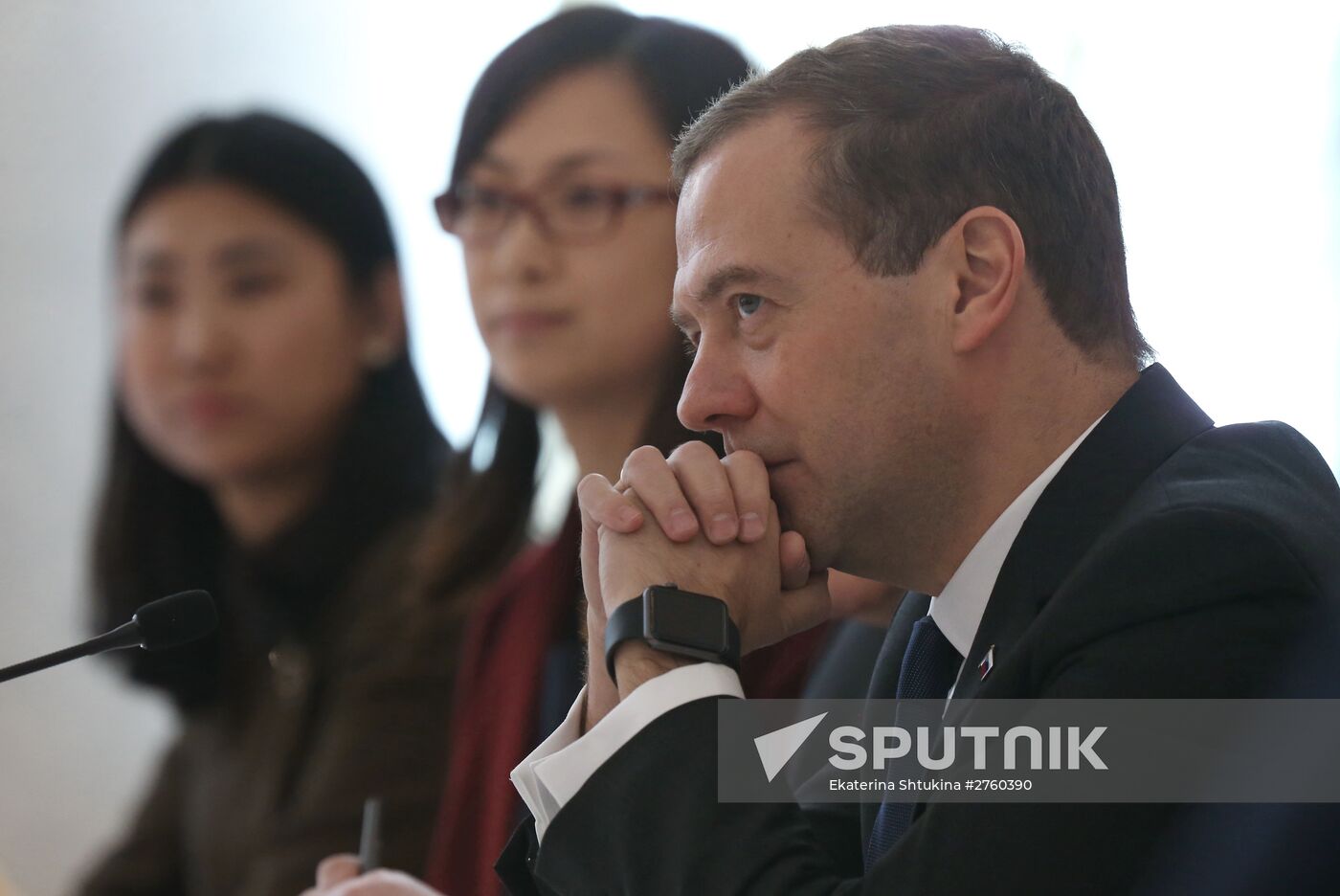 Russian Prime Minister Dmitry Medvedev's official visit to China