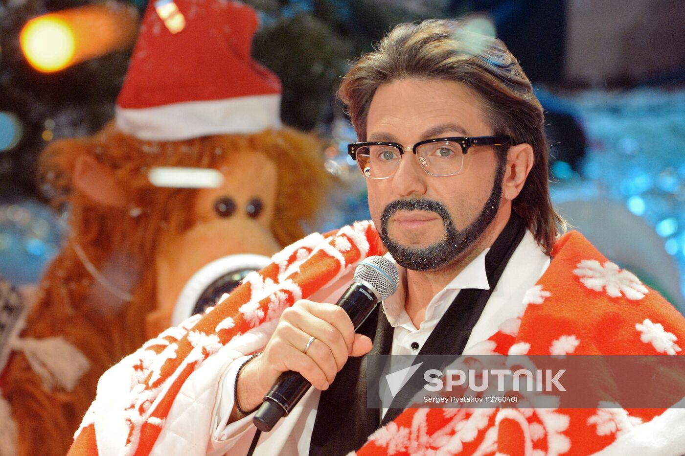 Shooting of 'New Year's Eve on Channel One' program