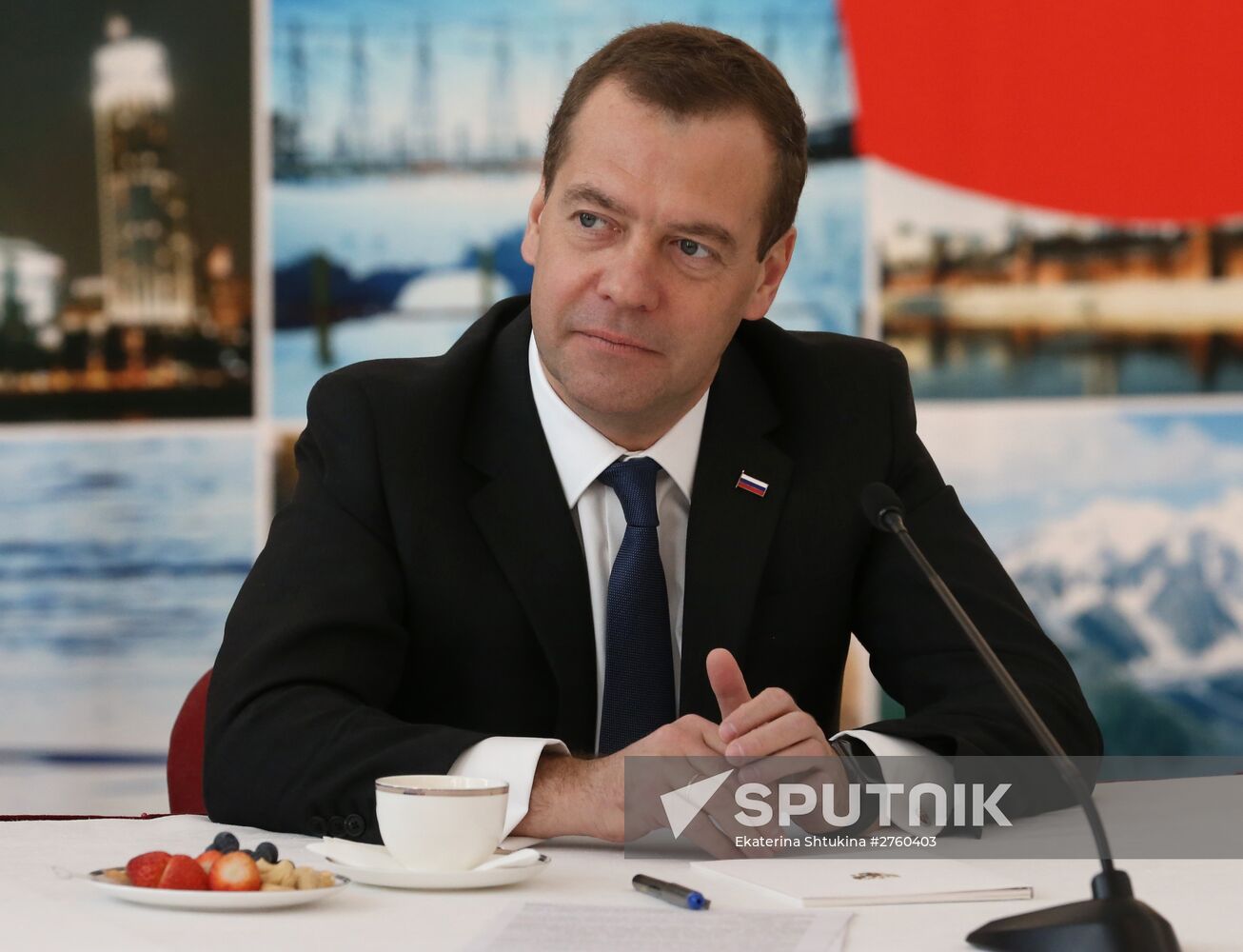 Russian Prime Minister Dmitry Medvedev's official visit to China