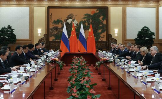 Russian Prime Minister Dmitry Medvedev's official visit to China