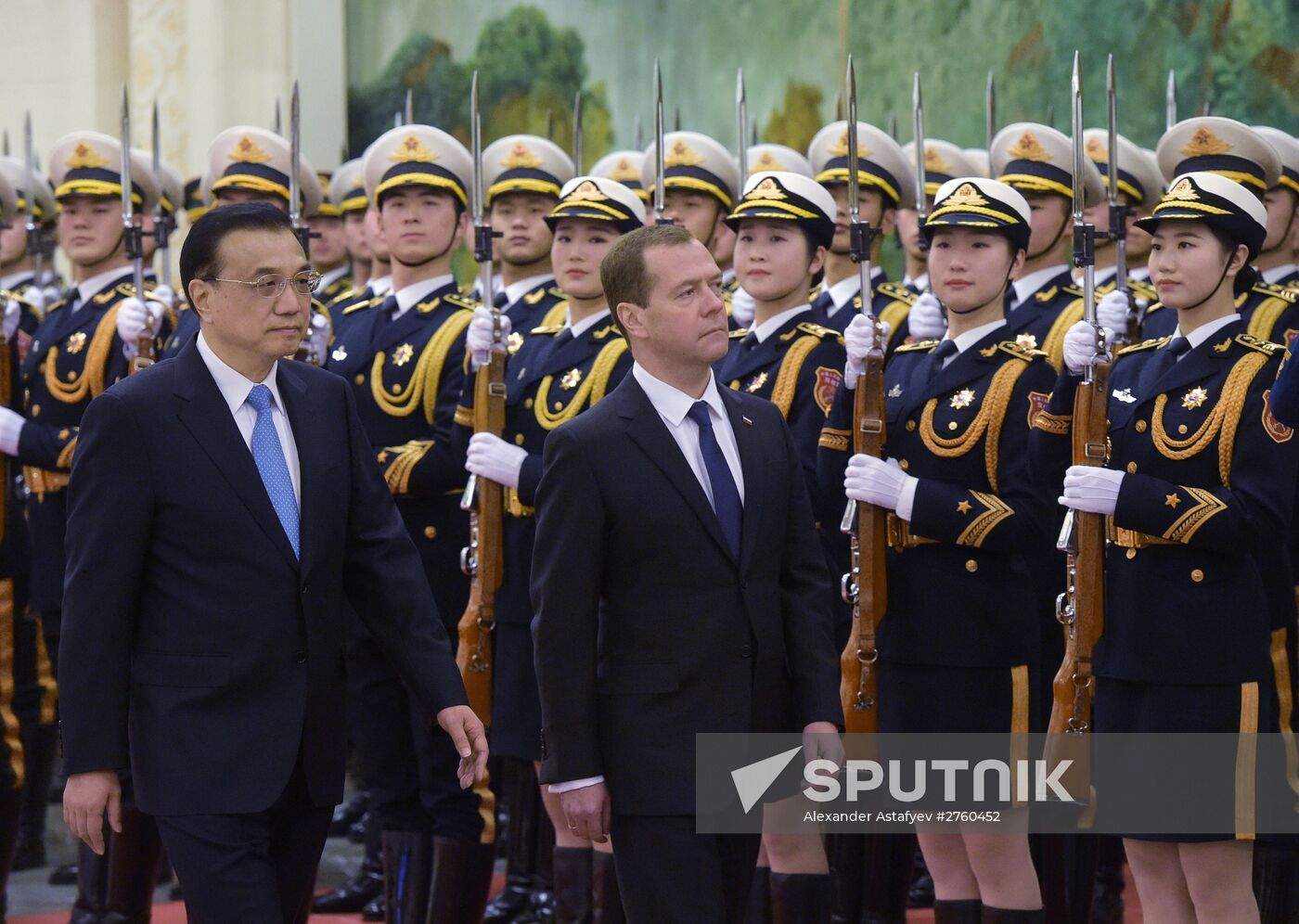 Russian Prime Minister Dmitry Medvedev's official visit to China