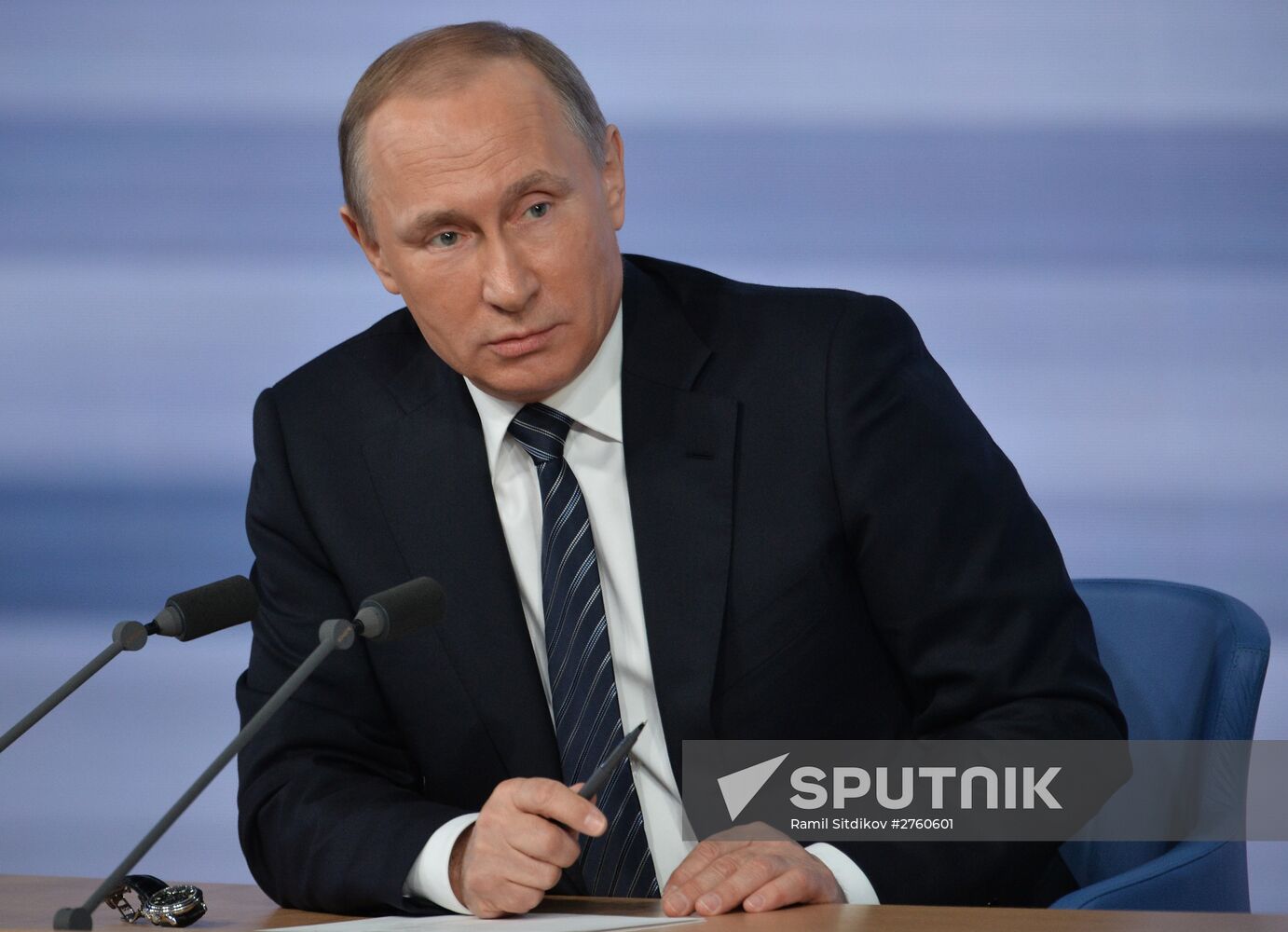 11th annual end-of-the-year press conference by President Vladimir Putin