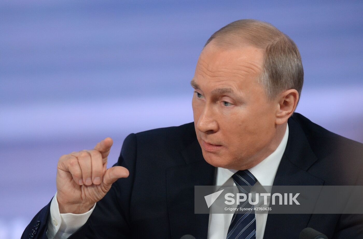 11th annual end-of-the-year press conference by President Vladimir Putin