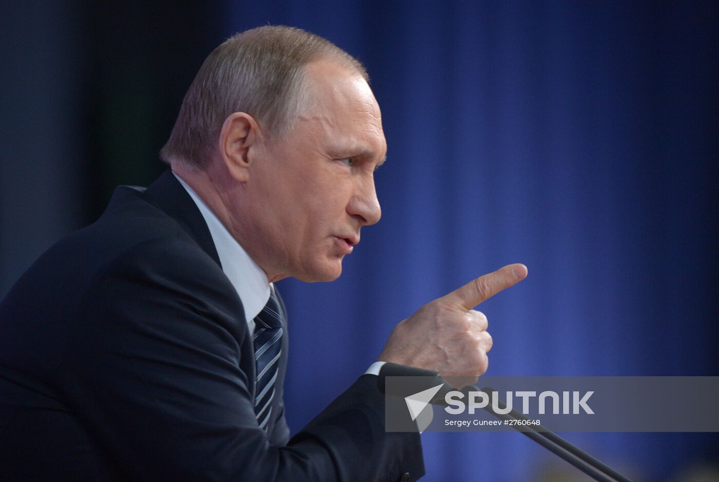 11th annual end-of-the-year press conference by President Vladimir Putin