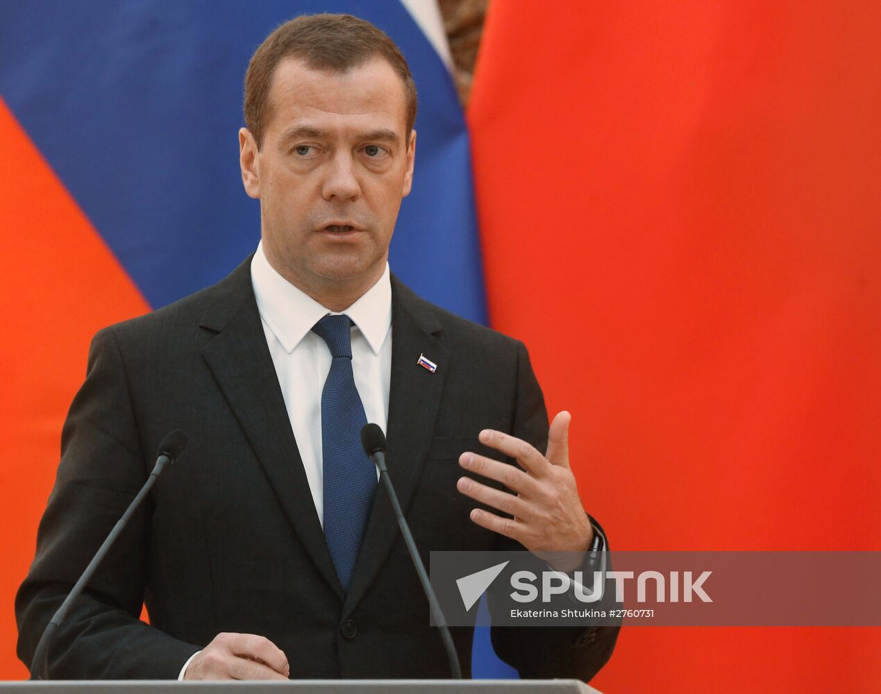 Russian Prime Minister Dmitry Medvedev's official visit to China