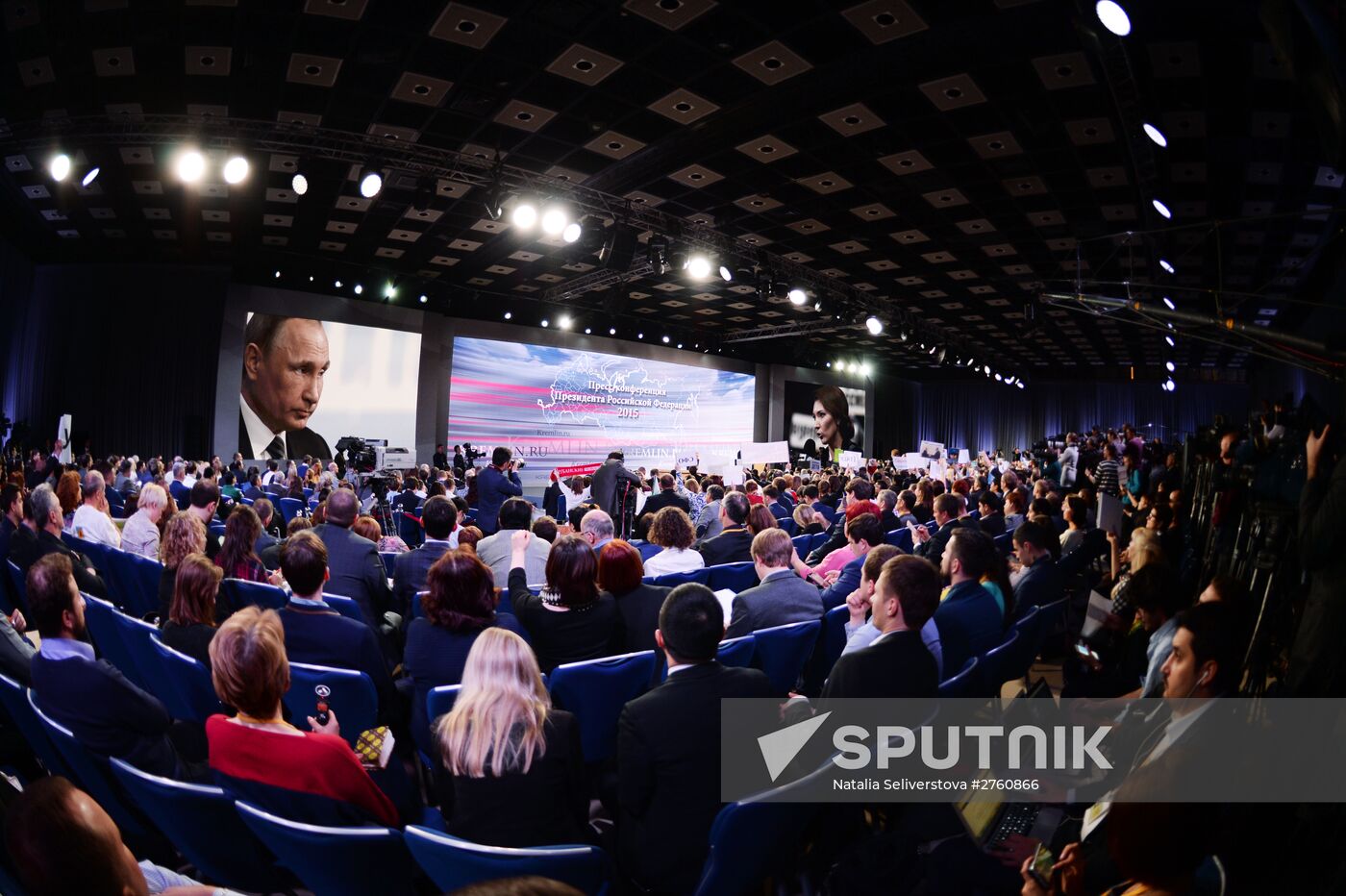 News conference of Vladimir Putin