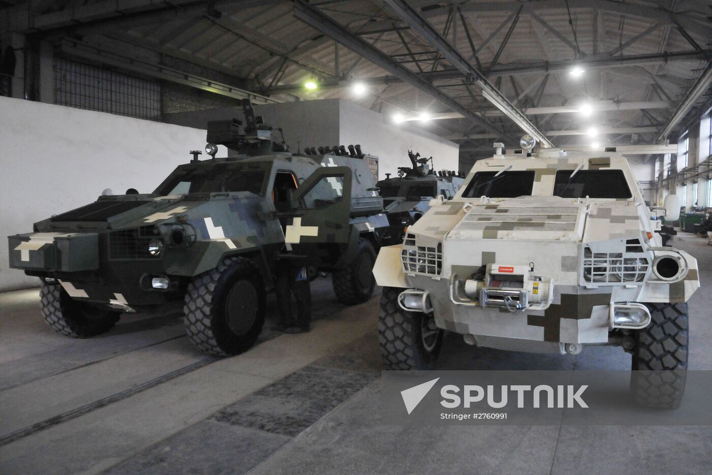 Light armored personnel carrier DOZOR-B production at Lvov Armor Vehicle Factory