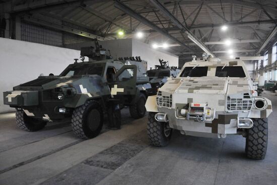Light armored personnel carrier DOZOR-B production at Lvov Armor Vehicle Factory