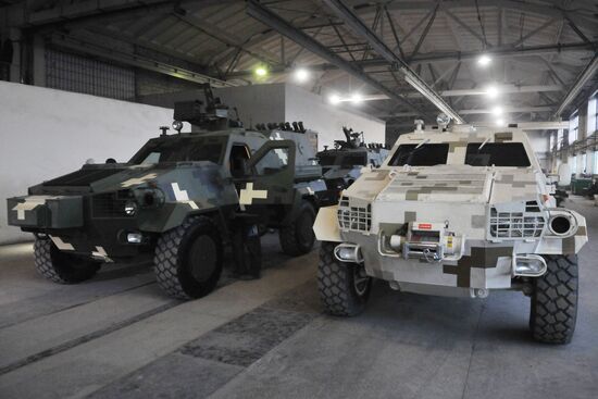 Light armored personnel carrier DOZOR-B production at Lvov Armor Vehicle Factory