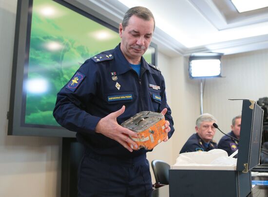 Decoding of black boxes from Su-24M plane downed in Syria on November 24