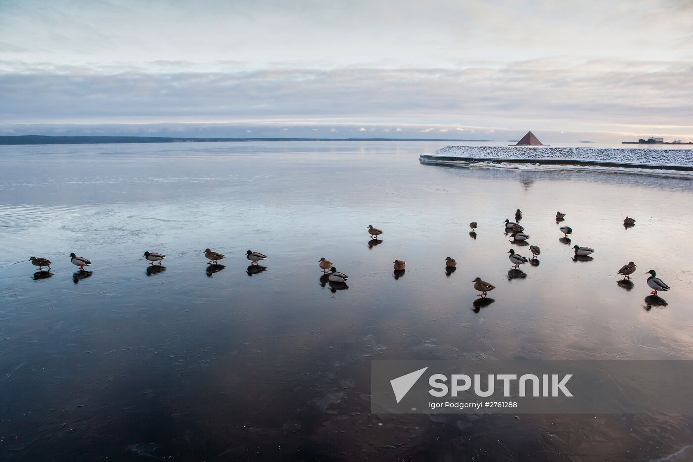 Lake Onega in Karelia