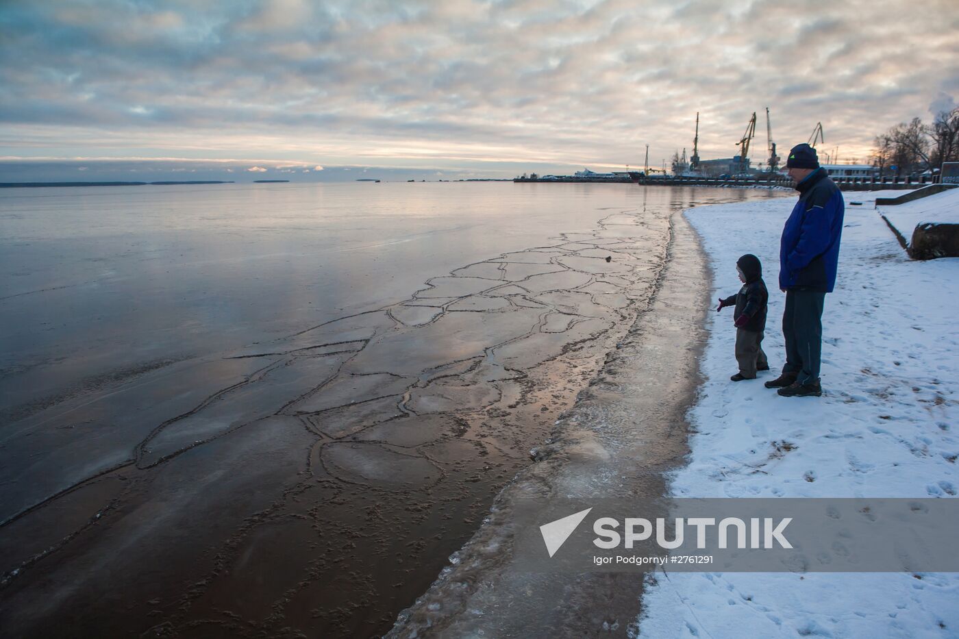 Lake Onega in Karelia