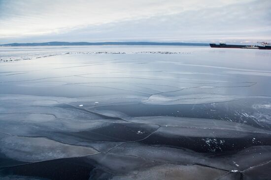 Lake Onega in Karelia