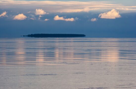 Lake Onega in Karelia
