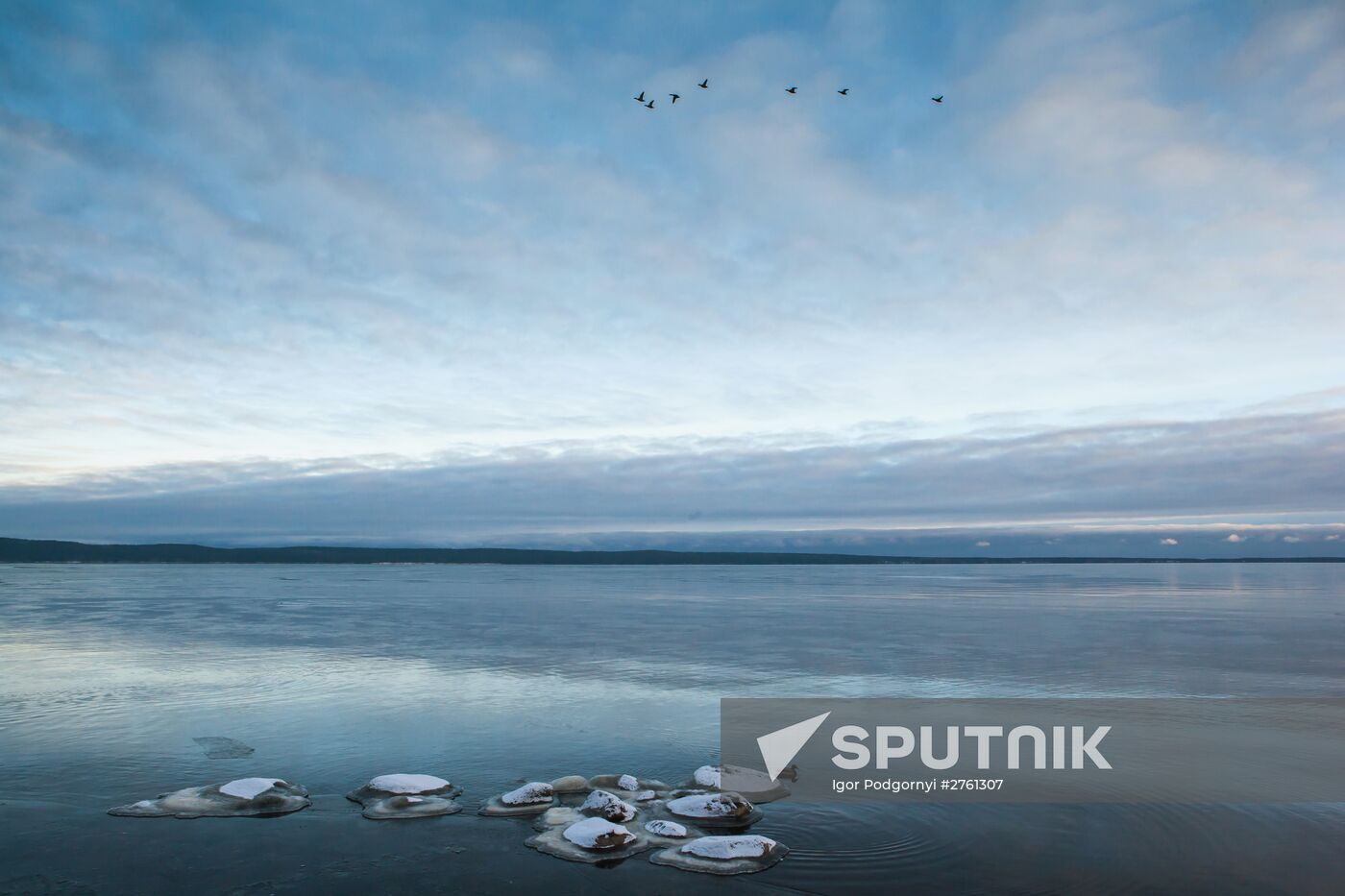 Lake Onega in Karelia