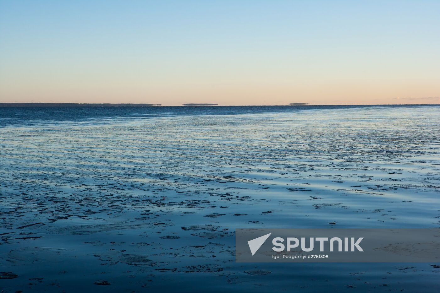 Lake Onega in Karelia