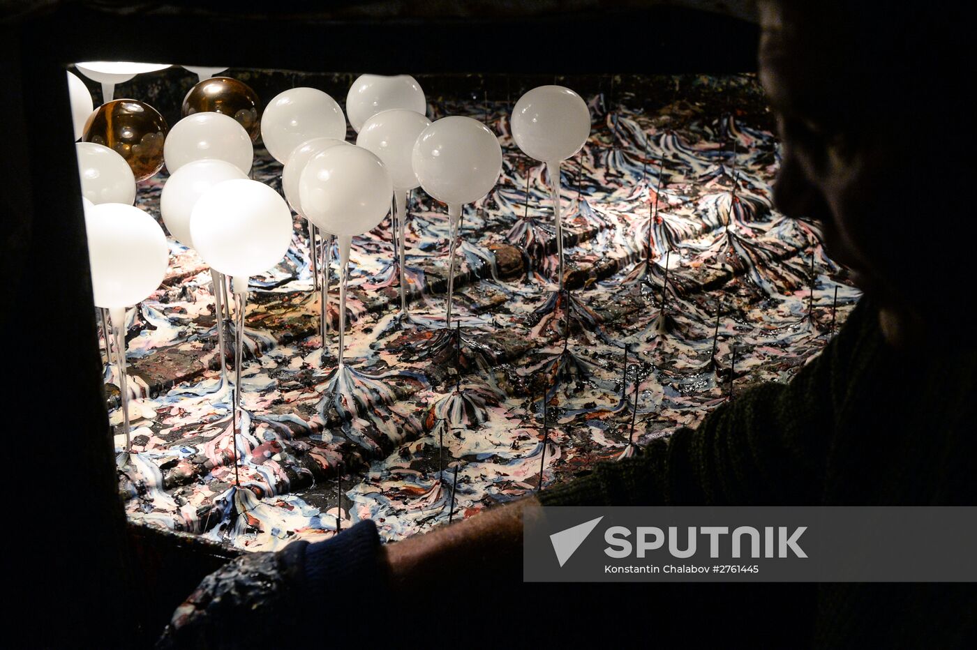 New Year tree decorations manufactured by Step by Step Plant in Novgorod Region