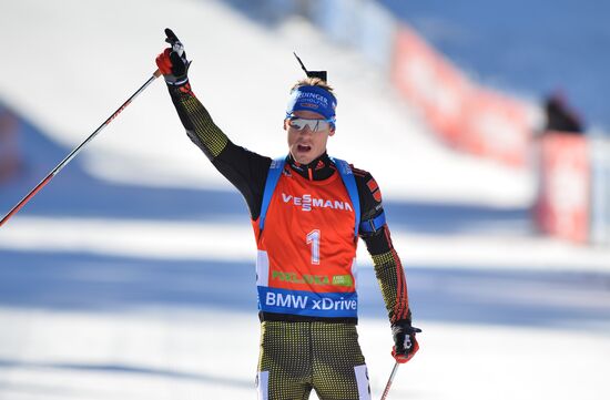 World Cup Biathlon 3. Men's pursuit