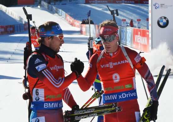 World Cup Biathlon 3. Men's pursuit