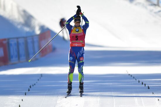World Cup Biathlon 3. Men's pursuit