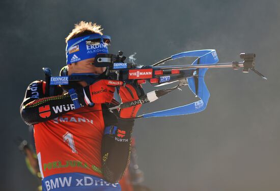 World Cup Biathlon 3. Men's pursuit