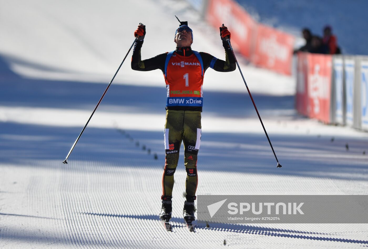 World Cup Biathlon 3. Men's pursuit