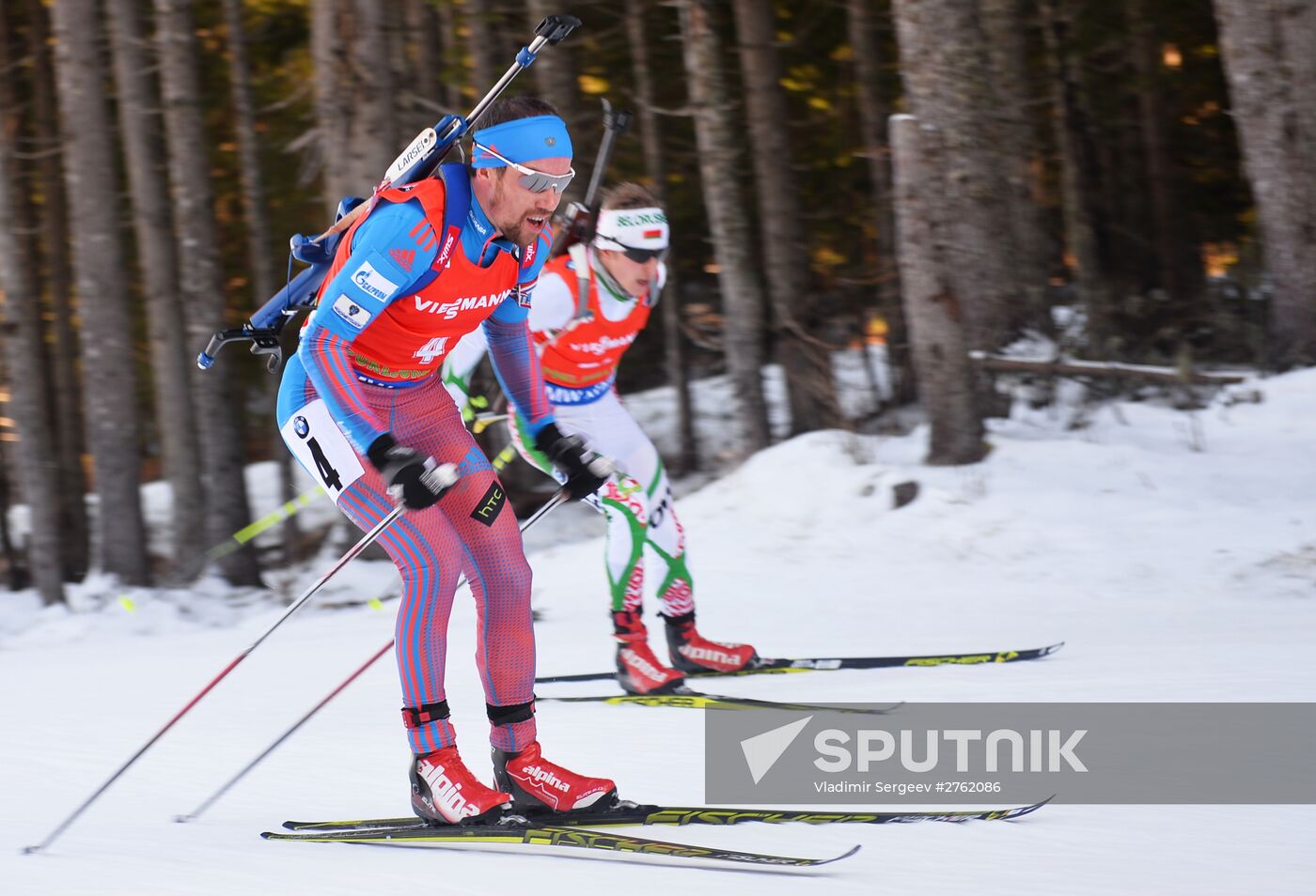 World Cup Biathlon 3. Men's pursuit
