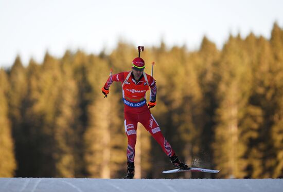 World Cup Biathlon 3. Men's pursuit