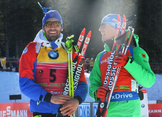 World Cup Biathlon 3. Men's pursuit