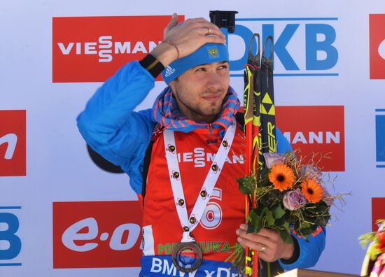 World Cup Biathlon 3. Men's pursuit