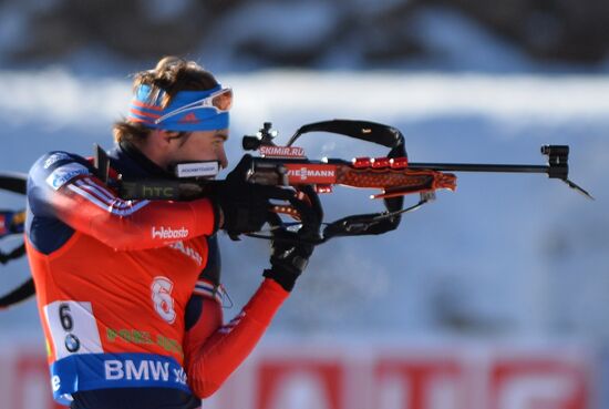 World Cup Biathlon 3. Men's pursuit
