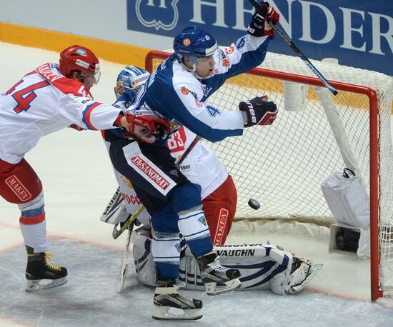 Ice hockey. Channel One Cup. Finland vs. Russia