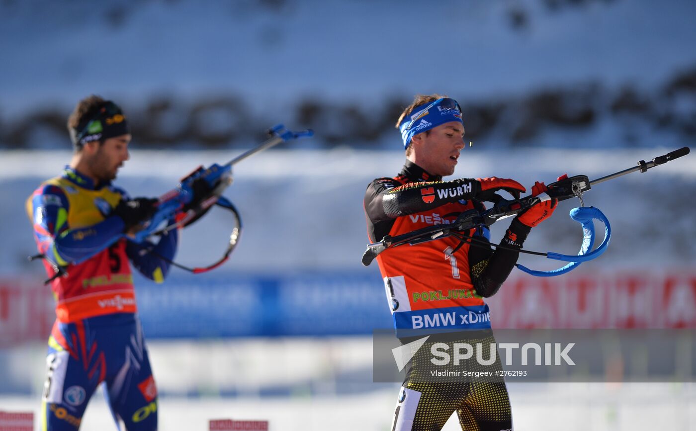 World Cup Biathlon 3. Men's pursuit