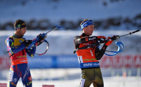 World Cup Biathlon 3. Men's pursuit