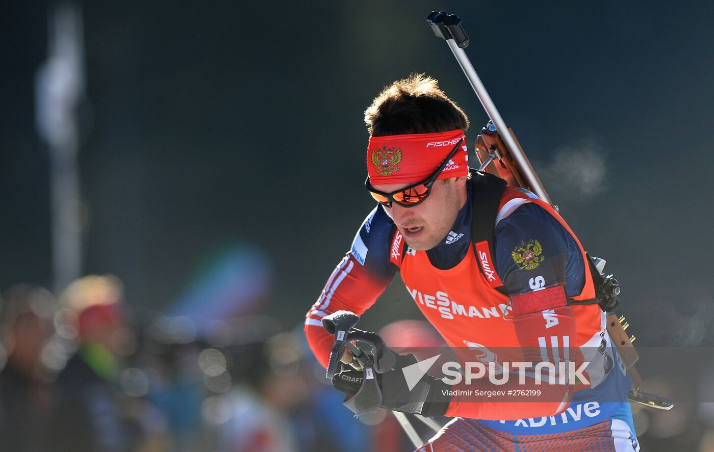 World Cup Biathlon 3. Men's pursuit