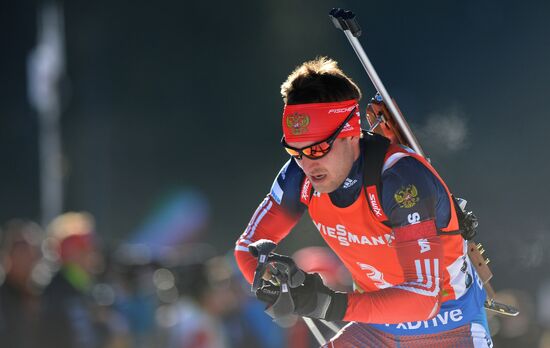 World Cup Biathlon 3. Men's pursuit