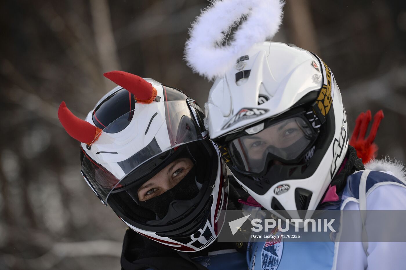 Red Bull Bold Sled competition in Yekaterinburg