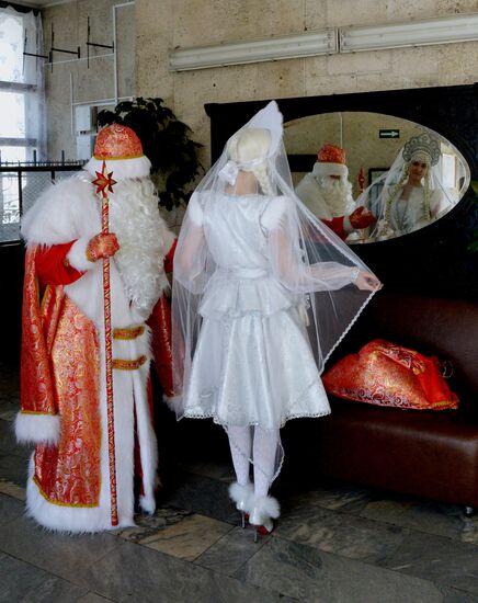 Father Frost parade in Vladivostok