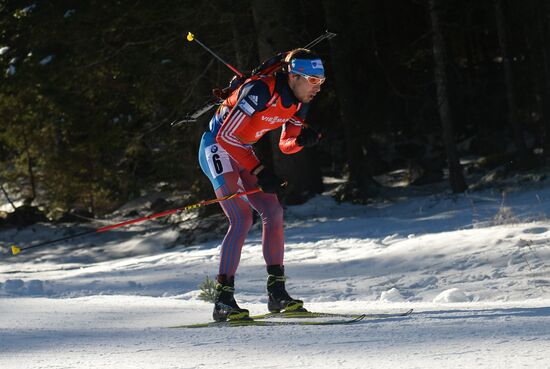 World Cup Biathlon 3. Men's pursuit