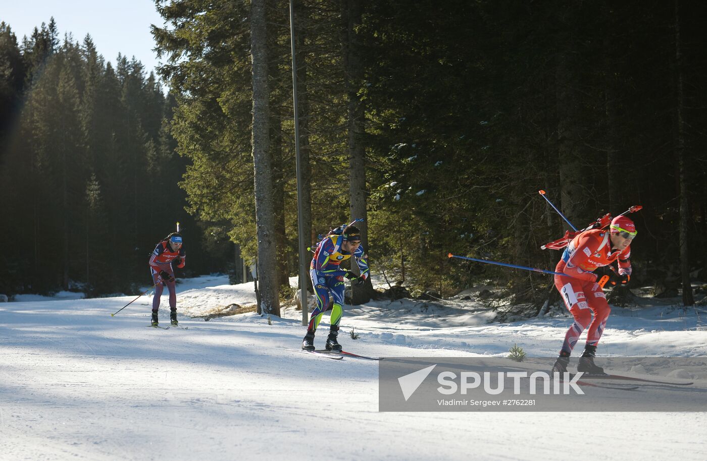 World Cup Biathlon 3. Men's pursuit
