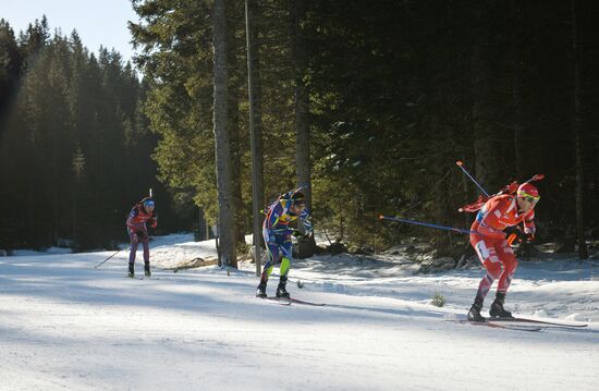 World Cup Biathlon 3. Men's pursuit
