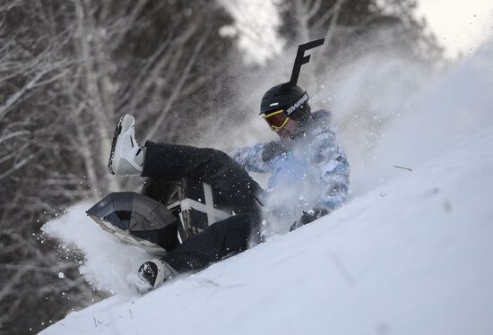 Red Bull Bold Sled competition in Yekaterinburg