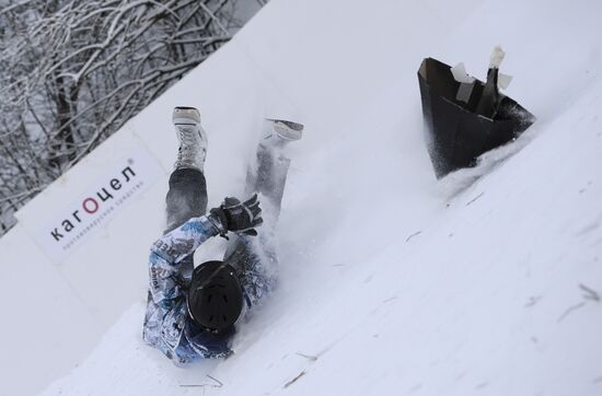 Red Bull Bold Sled competition in Yekaterinburg