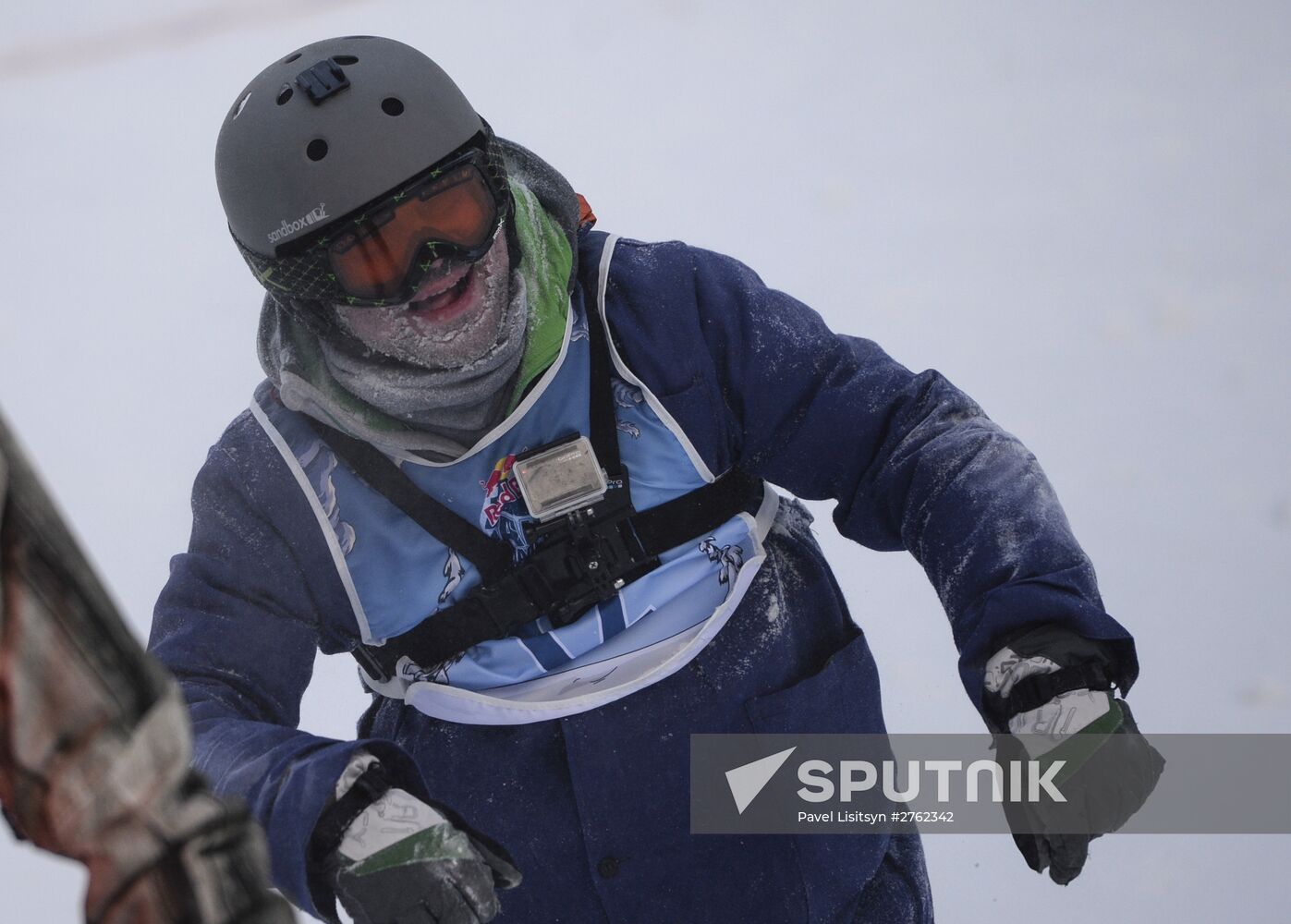 Red Bull Bold Sled competition in Yekaterinburg
