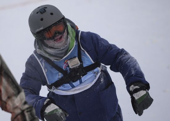 Red Bull Bold Sled competition in Yekaterinburg