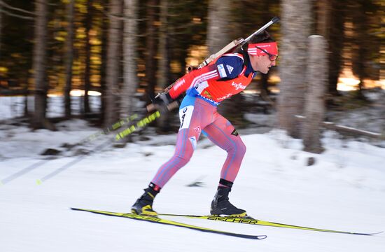 World Cup Biathlon 3. Men's pursuit