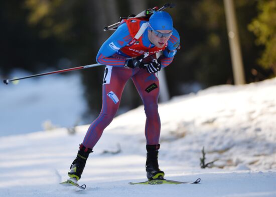 World Cup Biathlon 3. Men's pursuit