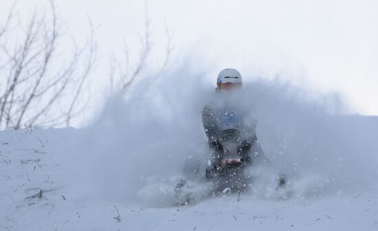 Red Bull Bold Sled competition in Yekaterinburg