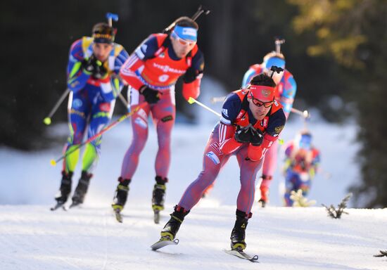 World Cup Biathlon 3. Men's pursuit